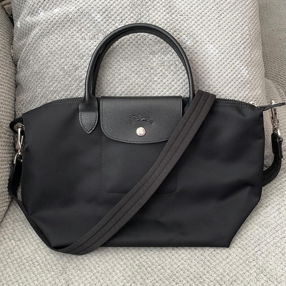 Longchamp Le Pliage Neo small handle bag - black (discontinued)